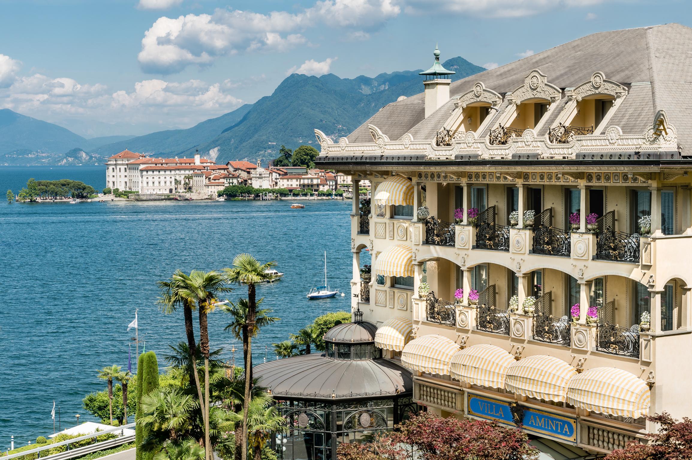 Hotel Villa E Palazzo Aminta Стреза Екстер'єр фото